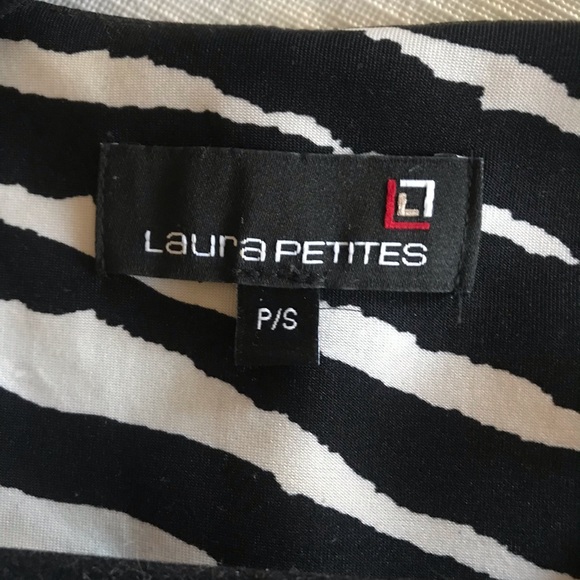 ZEBRA PRINT DRESS ~ LAURA PETITES - Picture 4 of 4